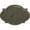 Ekena Millwork Waltz Ceiling Medallion (Fits Canopies up to 5 1/4"), 24"W x 20 1/2"H x 1 1/8"P, Witch Hazel CM24WAWHF - alternate 3